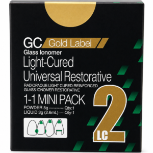 GC Gold Label 2 LC Mini Pack light-cured glass ionomer restorative