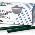 GC Inlay Wax Medium 60 Sticks for dental laboratory wax pattern fabrication.
