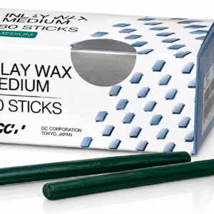 GC Inlay Wax Medium 60 Sticks for dental laboratory wax pattern fabrication.