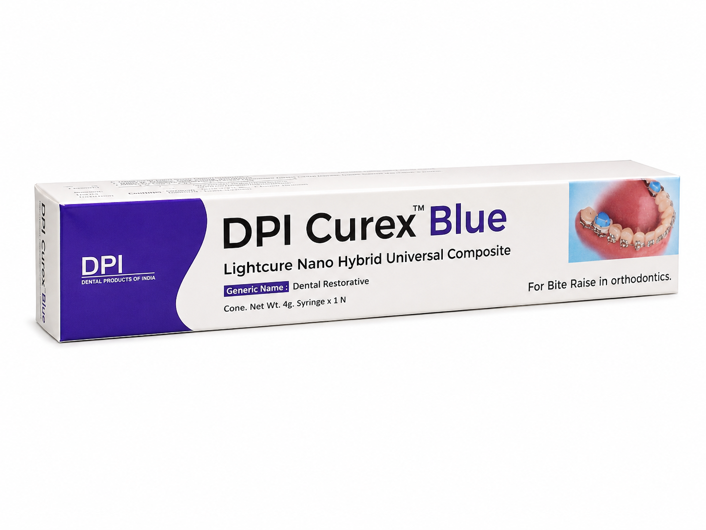 DPI Curex Blue Light Cure Nano Hybrid Universal Composite – 4g Syringe
