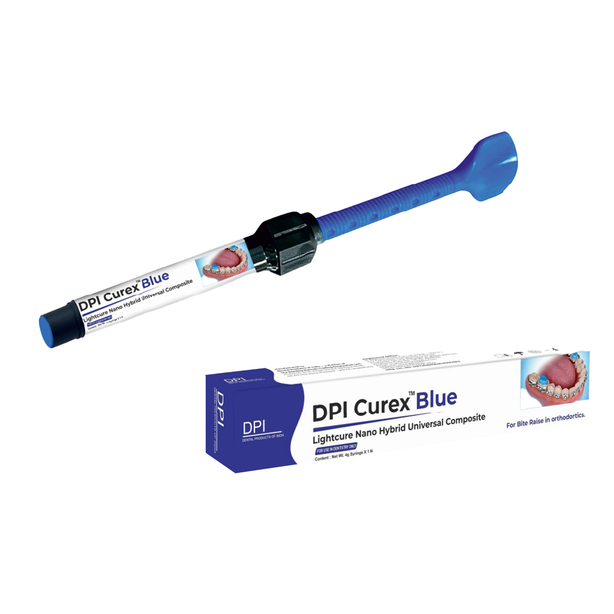 DPI Curex Blue Light Cure Nano Hybrid Universal Composite – 4g Syringe - Image 2