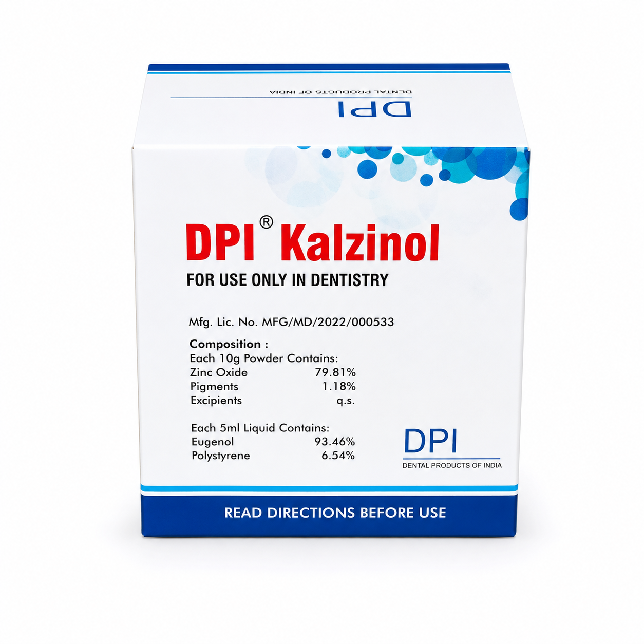 DPI Kalzinol Zinc Oxide Eugenol Cement - Image 3