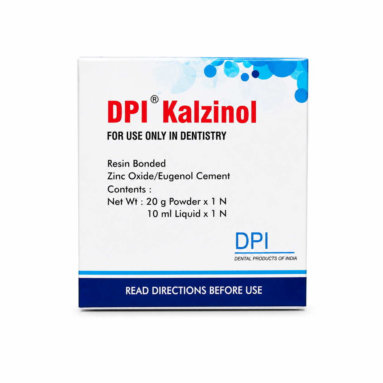 DPI Kalzinol Zinc Oxide Eugenol Cement