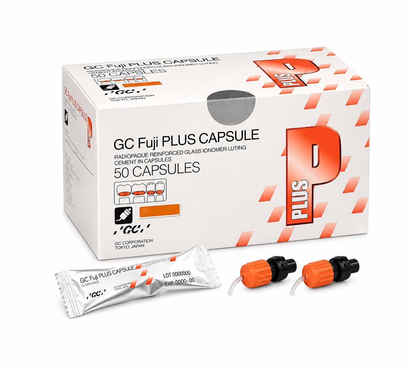 GC Fuji PLUS Capsules (Yellow)– Resin Reinforced Glass Ionomer Luting Cement, 50 Capsules - Image 5