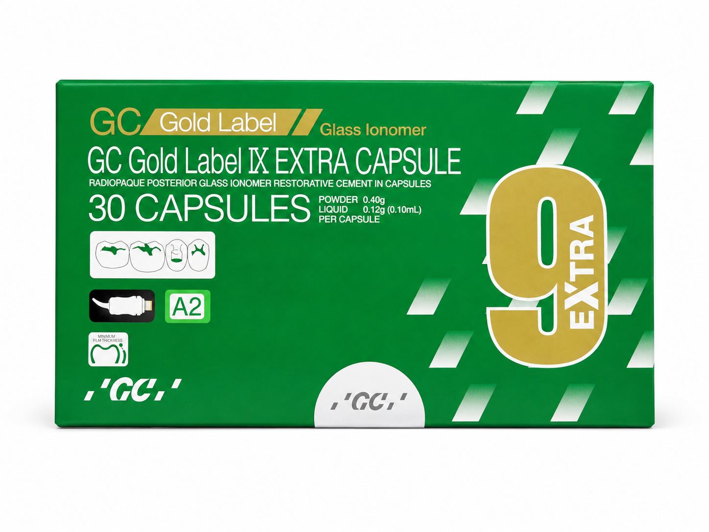 Gc Gold Label 9 Extra Capsules Pack Of 30 Shade A2 - Image 3