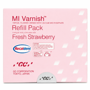 GC MI Varnish Refill Pack – Fresh Strawberry | 35 Unit Doses