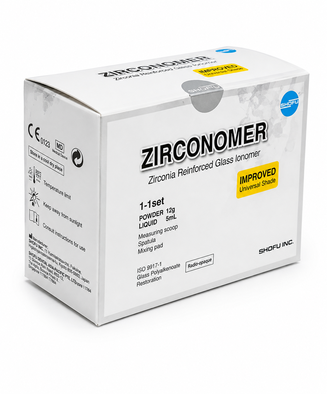 Shofu Zirconomer – Zirconia Reinforced Glass Ionomer Restorative Cement - Image 4