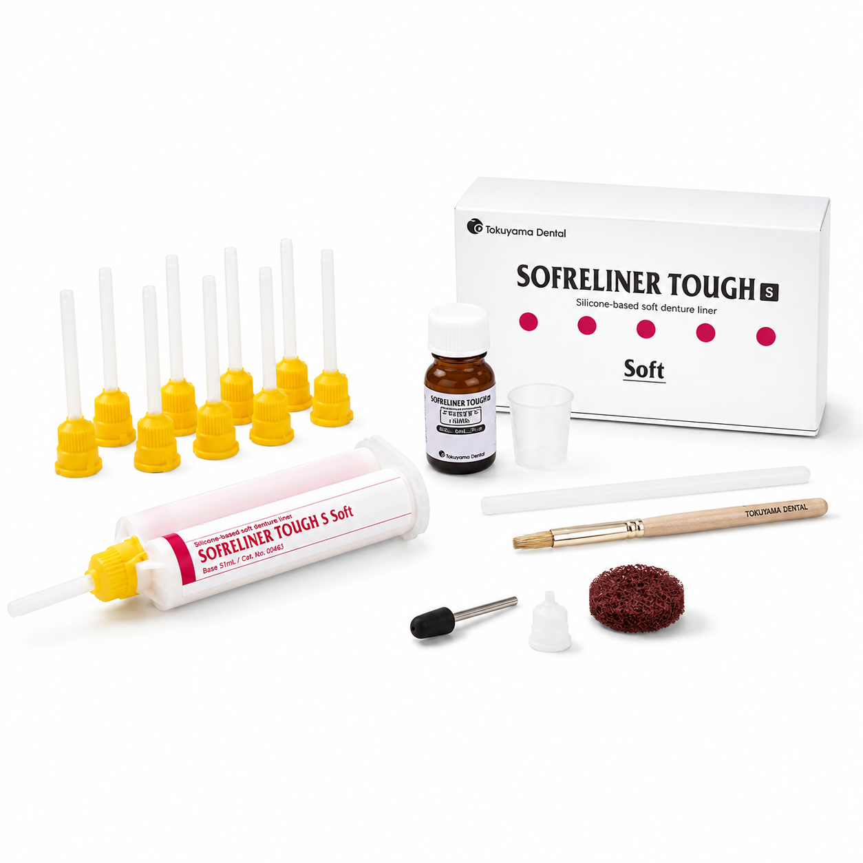 Tokuyama Sofreliner Tough Soft Denture Liner Kit - Soft - Image 3