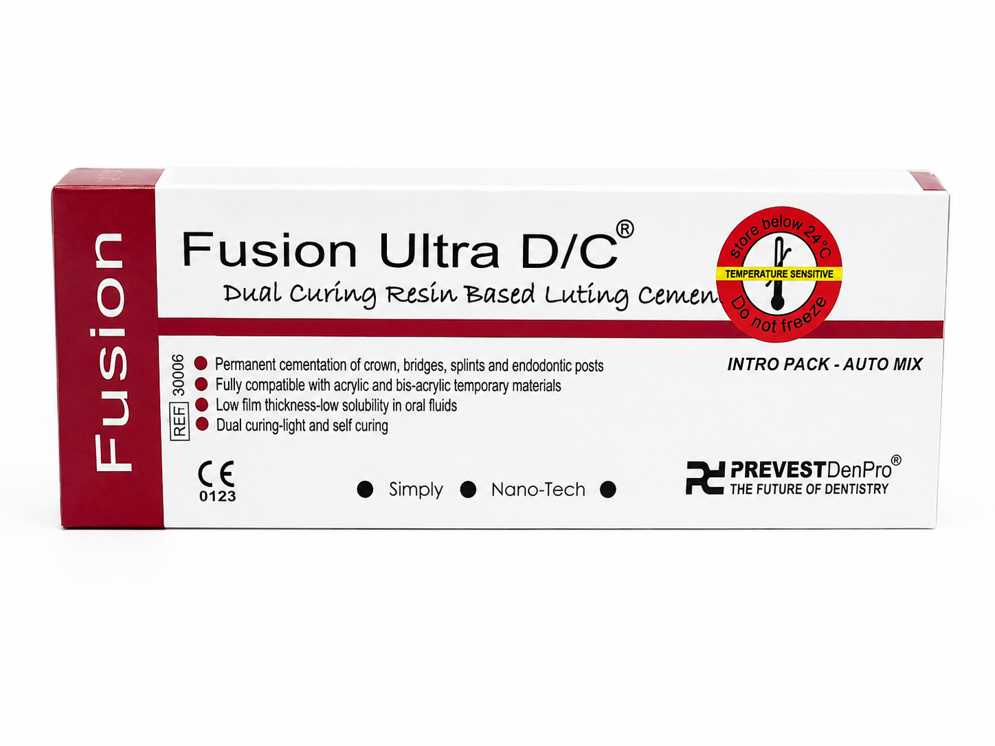 Fusion Ultra D/C Dual Cure Resin Based Luting Cement – Automix 9g